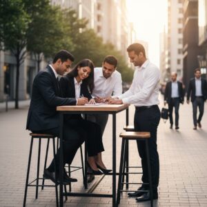 Exterior street-level workspace photograph - Vibe Managed Office Spaces