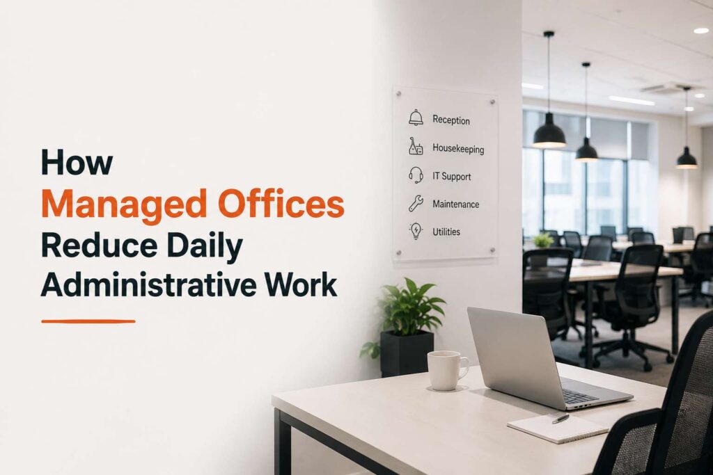 How Managed Offices Reduce Daily Administrative Work - Vibe Coworking Spaces