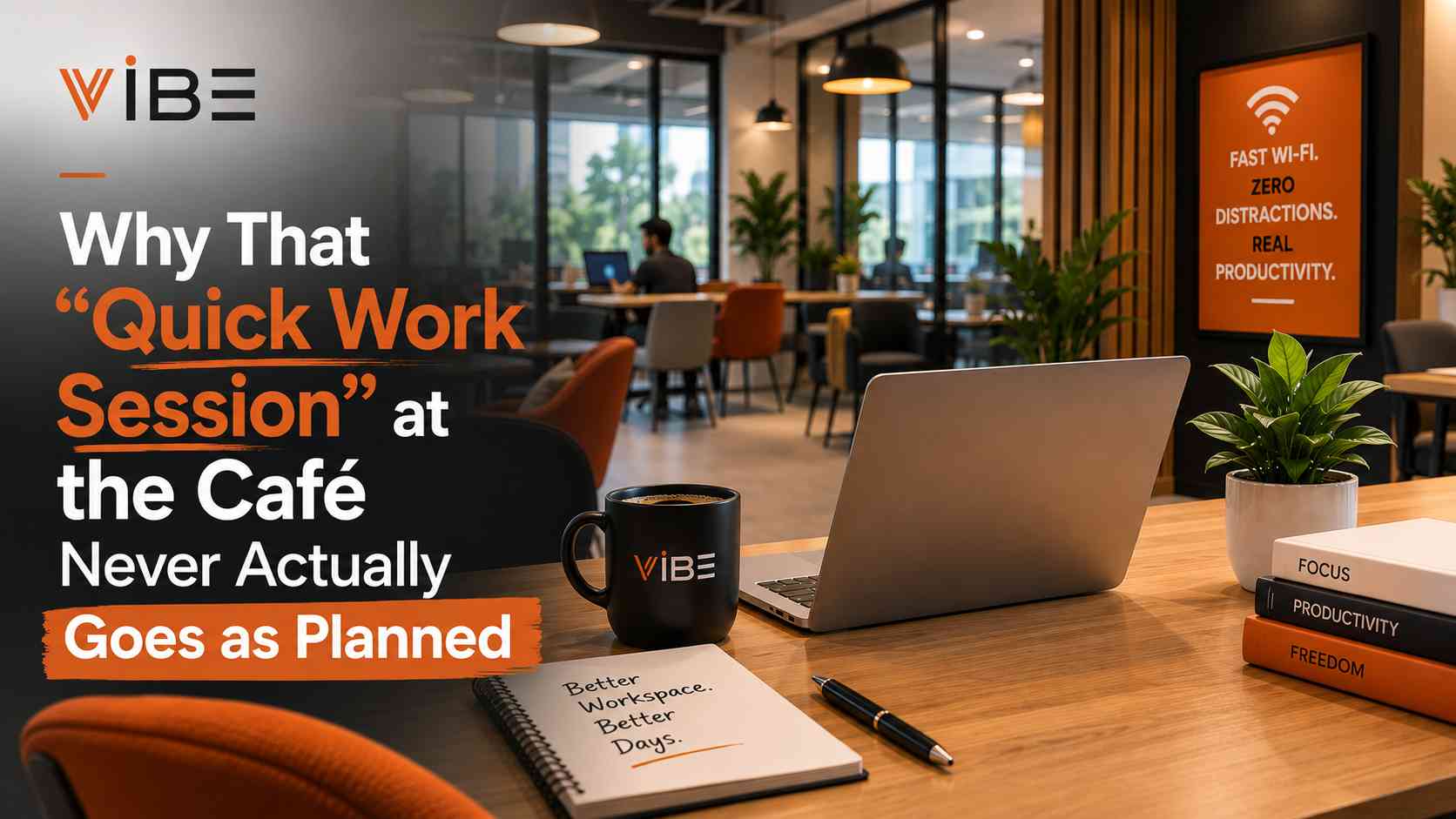 Why That Quick Work Session at the Café Never Actually Goes as Planned - Vibe Coworking Spaces